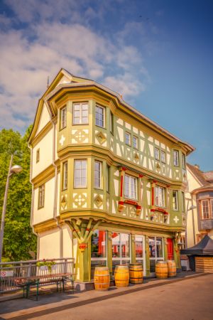 Das restaurierte Brückenhaus